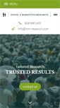 Mobile Screenshot of hmr-research.com
